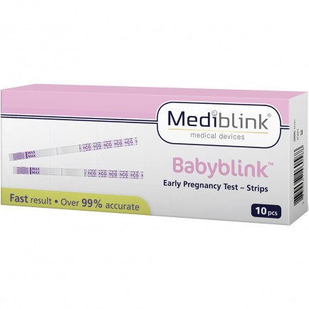 MEDIBLINK Pregnancy Test Babyblink - Strips 10x M151