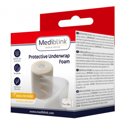 Mediblink Protective Underwrap Foam 7 cm x 20 m M136